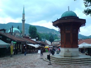 Gamla delen av Sarajevo, Bosnien Herzegovina.