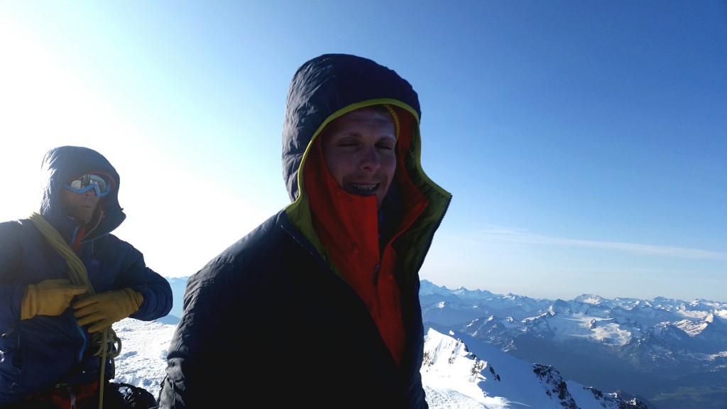 Lars på Mont Blanc.